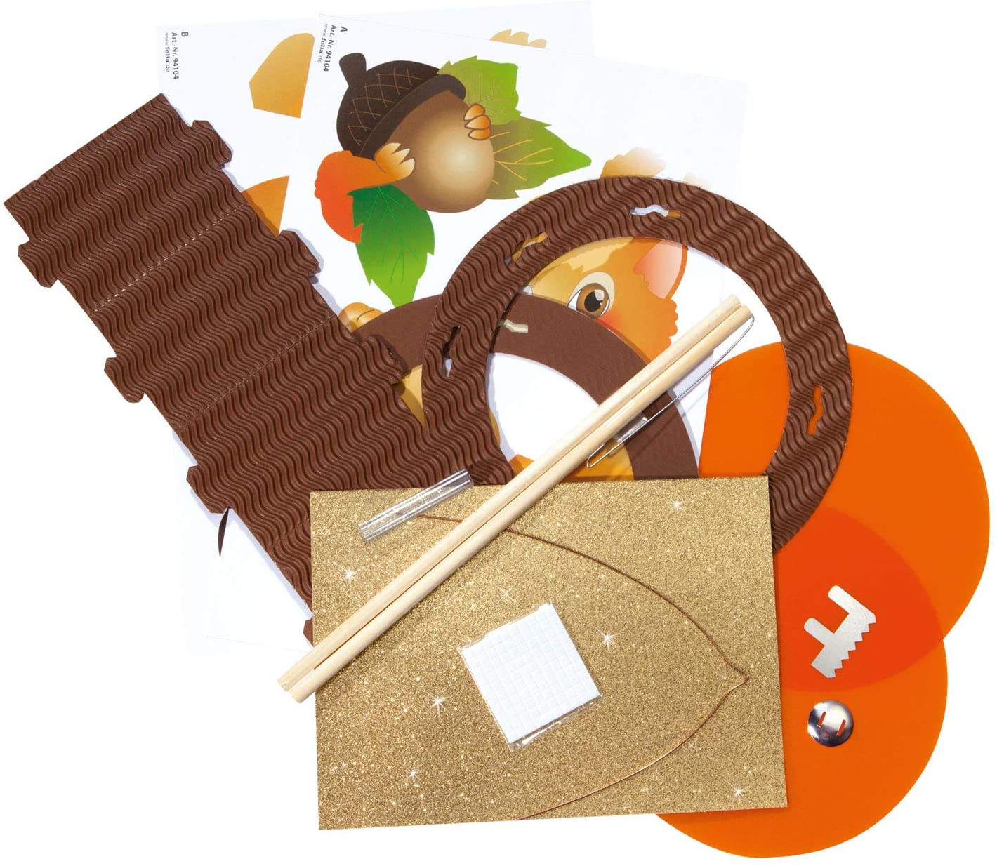 folia Laternen-Bastelset "Eichh�rnchen"