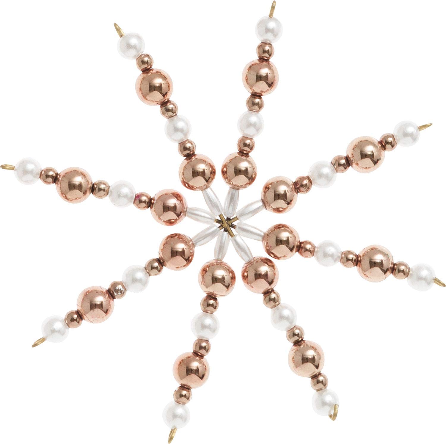 folia Perlensterne-Set "Copper", 340-teilig