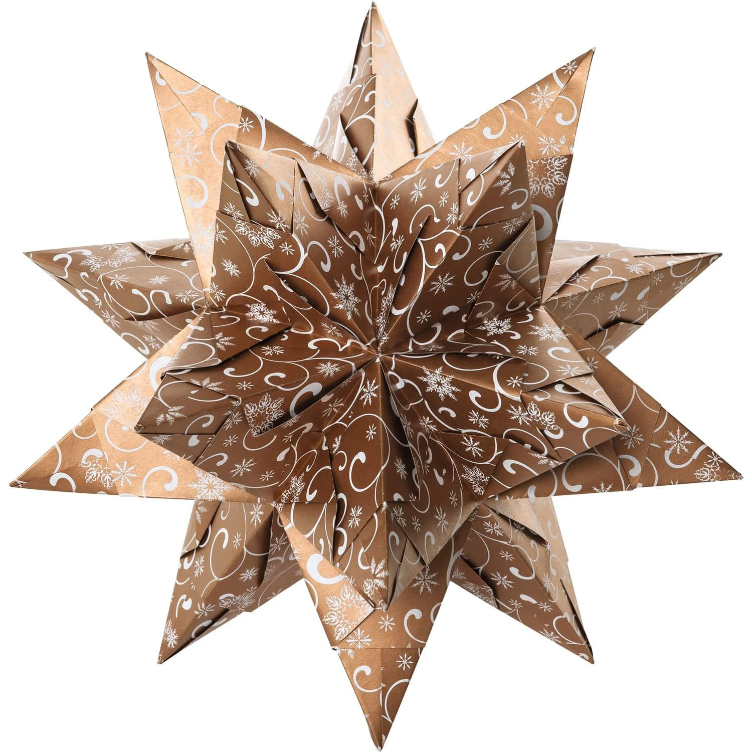 folia Faltbl�tter Bascetta-Stern "Ornament 1", 150 x 150 mm