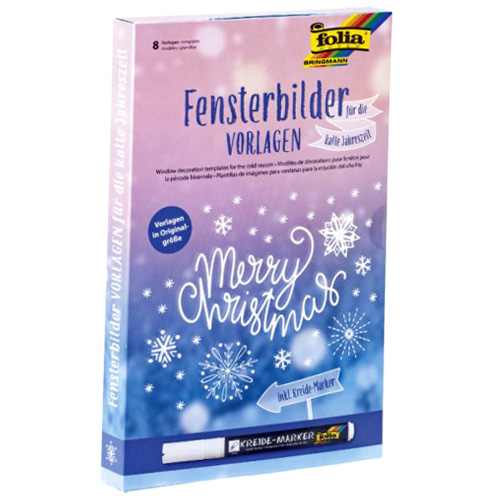 folia Fensterbilder-Vorlage "Kalte Jahreszeit"