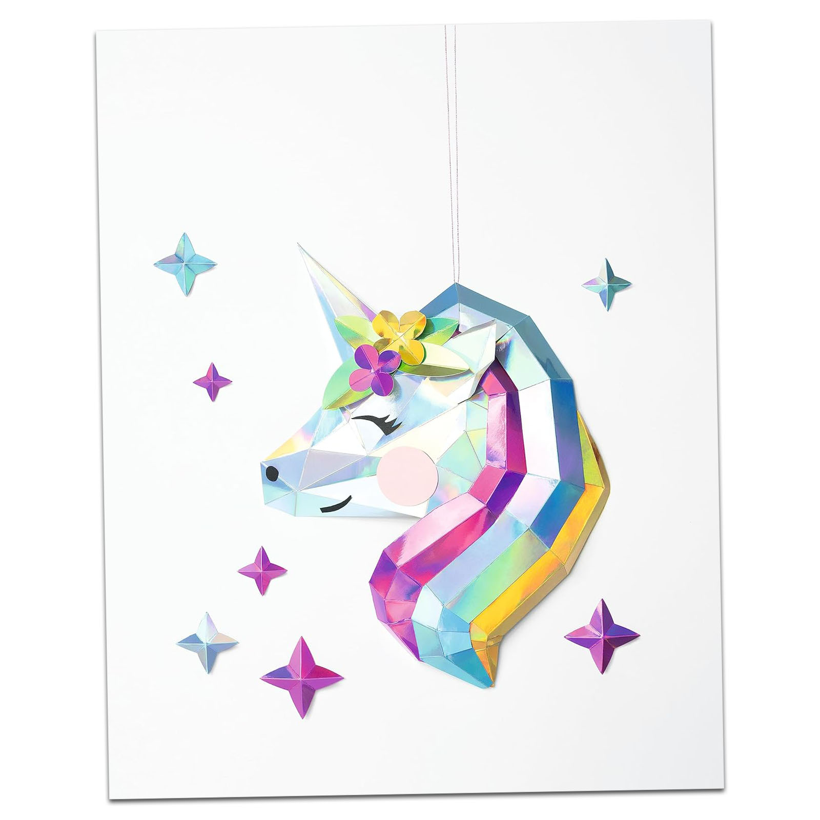 folia Regenbogen-Papier Block MAGIC RAINBOW, 240 x 340 mm