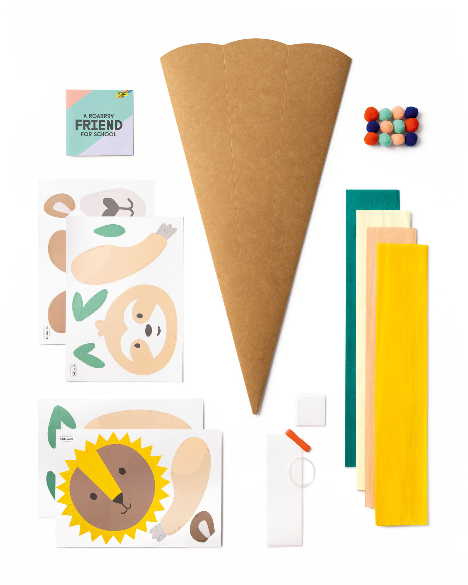 folia Schult�ten-Bastelset SAFARI SCHOOL