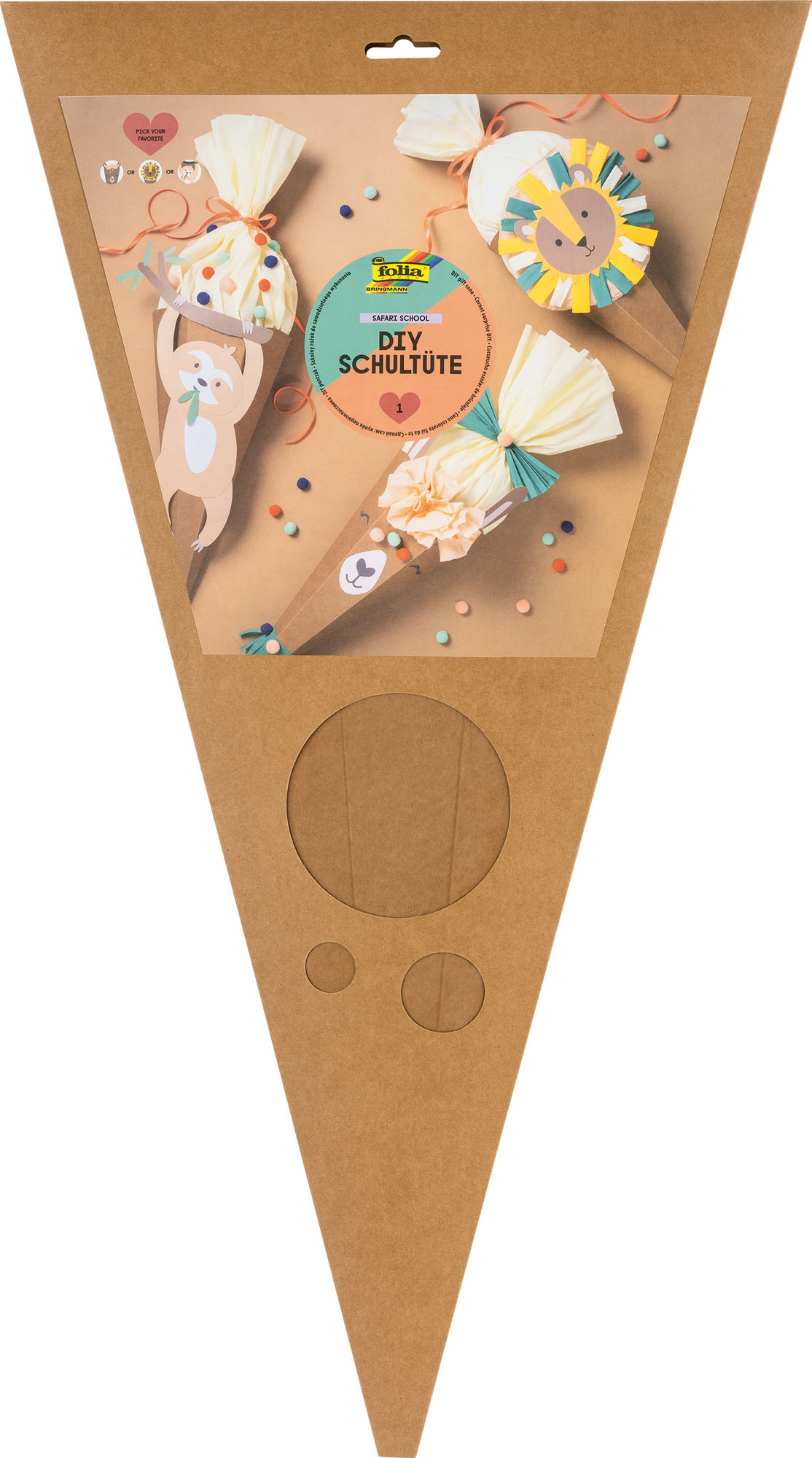 folia Schult�ten-Bastelset SAFARI SCHOOL