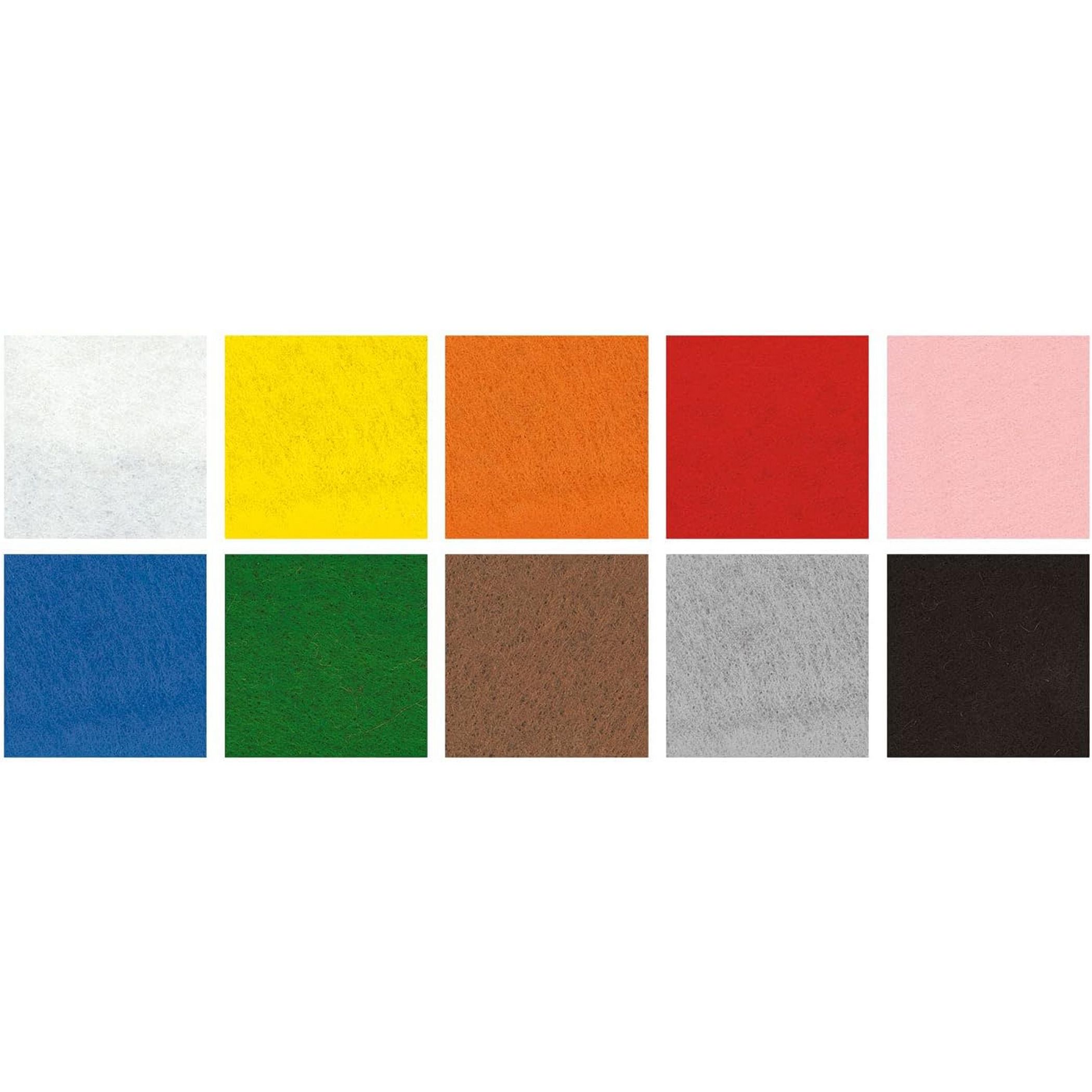 folia Bastelfiz 10 Bogen 20 x 30cm 150 g/qm farbig sortiert