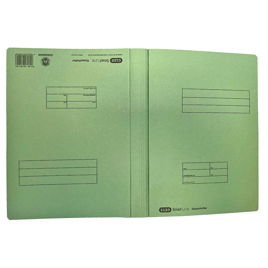 ELBA Doppelhefter, DIN A4, Manilakarton - 320 g/qm, gr�n