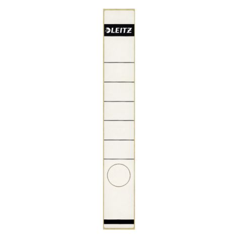 LEITZ Ordnerr�cken-Etikett, 39 x 285 mm, lang, schmal, wei�