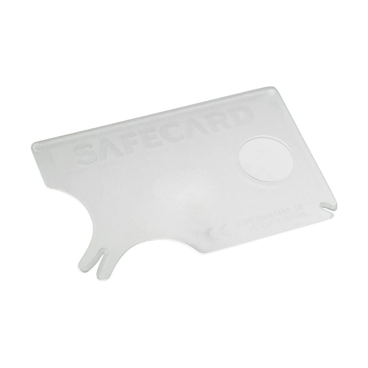 RNK Zeckenkarte "Safecard" mit Lupe, 85 x 54 mm