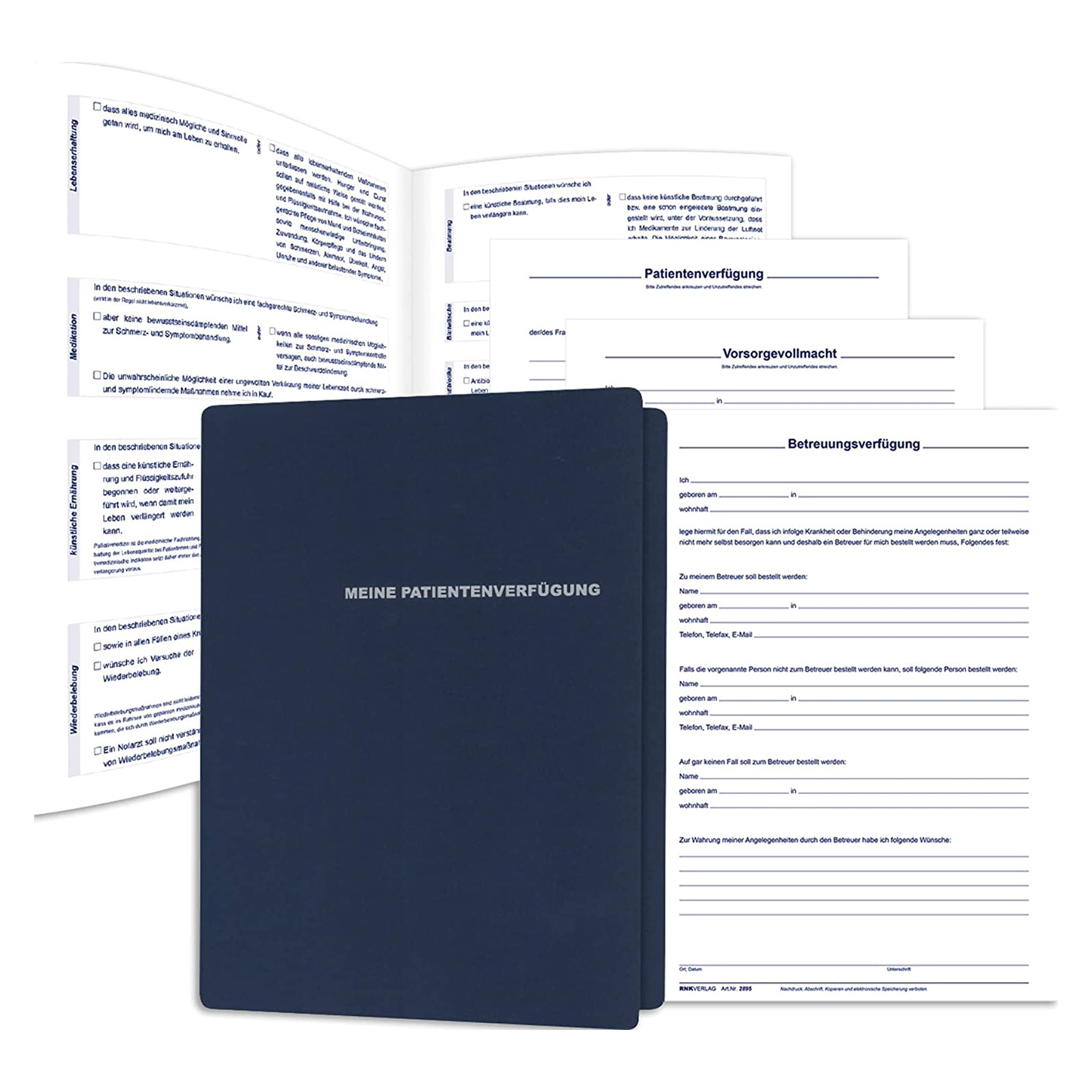 RNK Verlag Vordruck-Mappe "Meine Patientenverf�gung", 2 ...