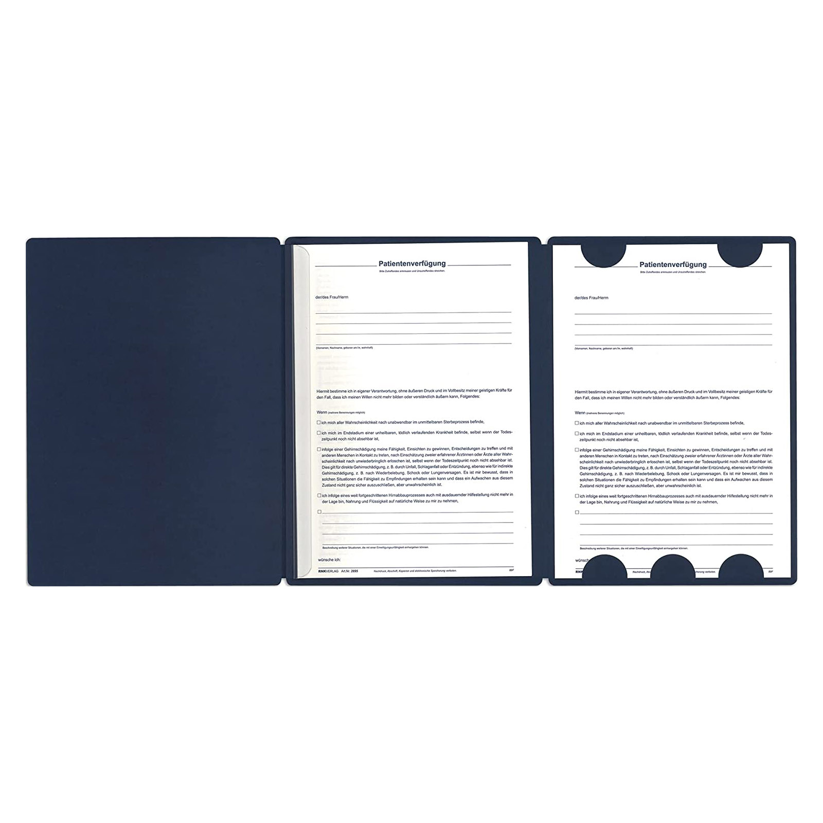RNK Verlag Vordruck-Mappe "Meine Patientenverf�gung", 2 ...