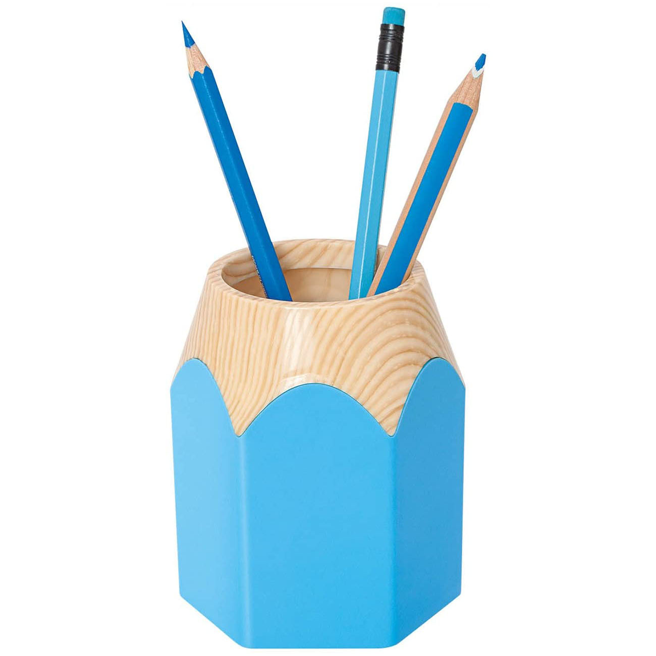WEDO Stiftekcher PENCIL, aus Kunststoff, hellblau