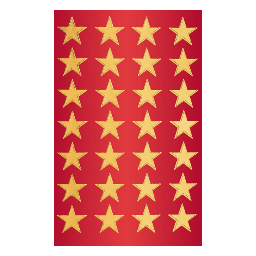 AVERY Zweckform ZDesign Weihnachts-Sticker "Sterne", gold