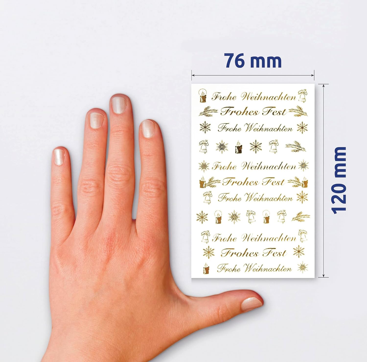 AVERY Zweckform ZDesign Weihnachts-Sticker "Frohes Fest"