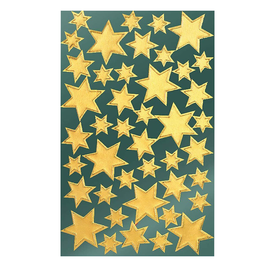 AVERY Zweckform ZDesign Weihnachts-Sticker "Sterne", gol...