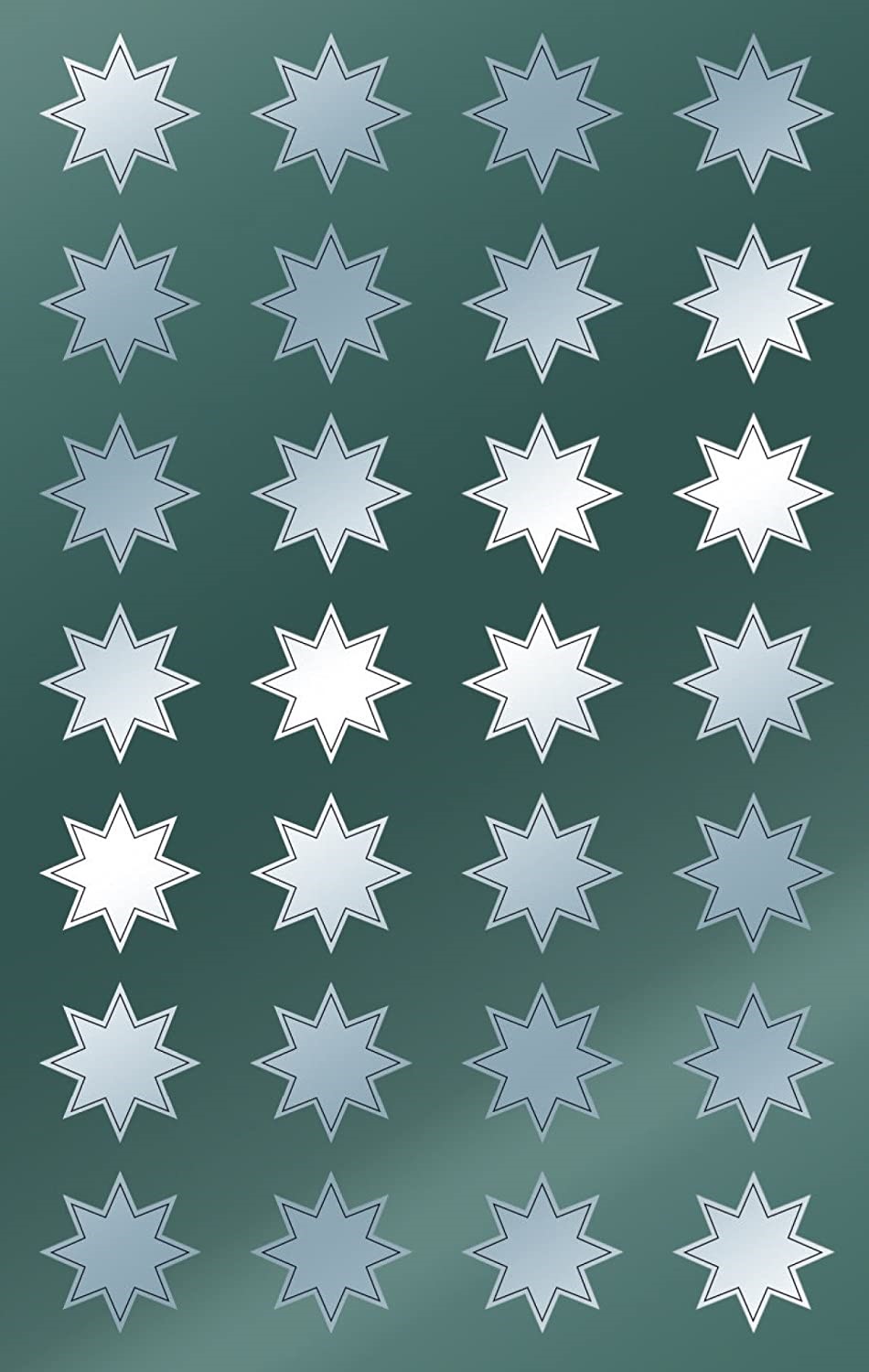 AVERY Zweckform ZDesign Weihnachts-Sticker "Sterne", sil...