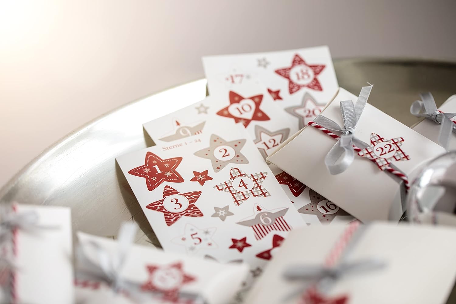 Avery Zweckform ZDesign Adventskalender-Sticker Sterne