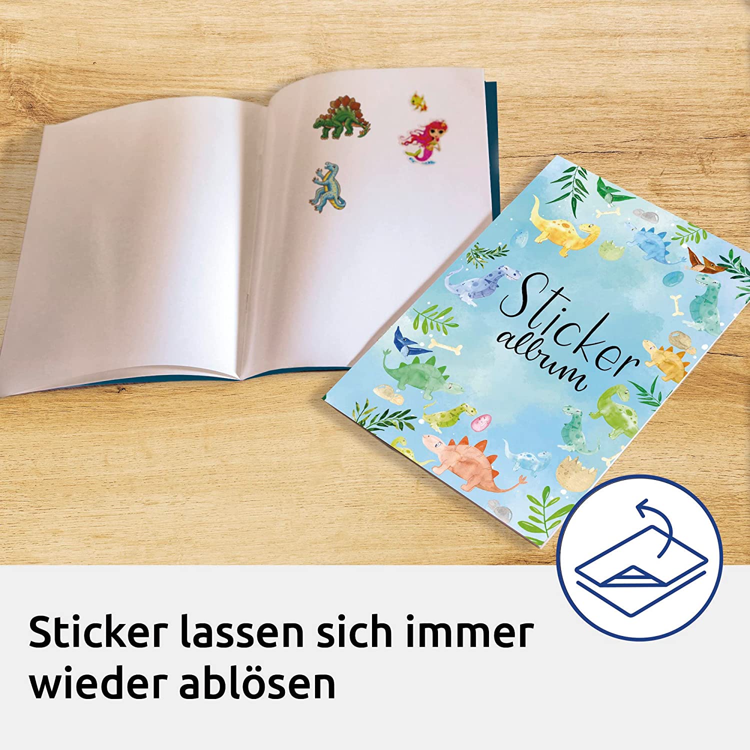 AVERY Zweckform ZDesign KIDS Stickeralbum "Dino", DIN A5