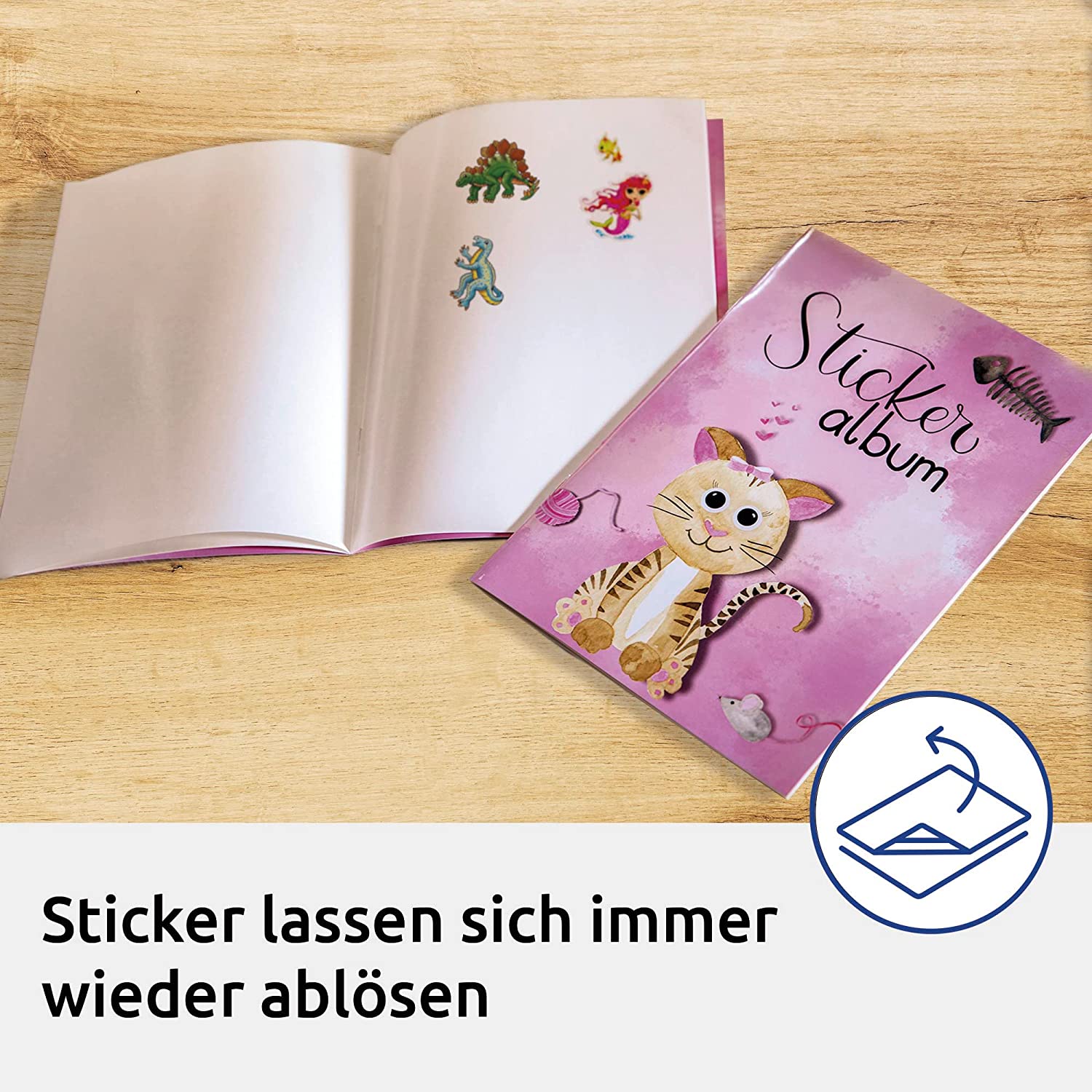 AVERY Zweckform ZDesign KIDS Stickeralbum "Katze", DIN A5