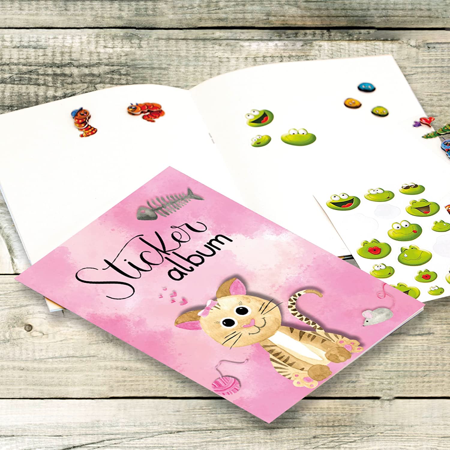 AVERY Zweckform ZDesign KIDS Stickeralbum "Katze", DIN A5
