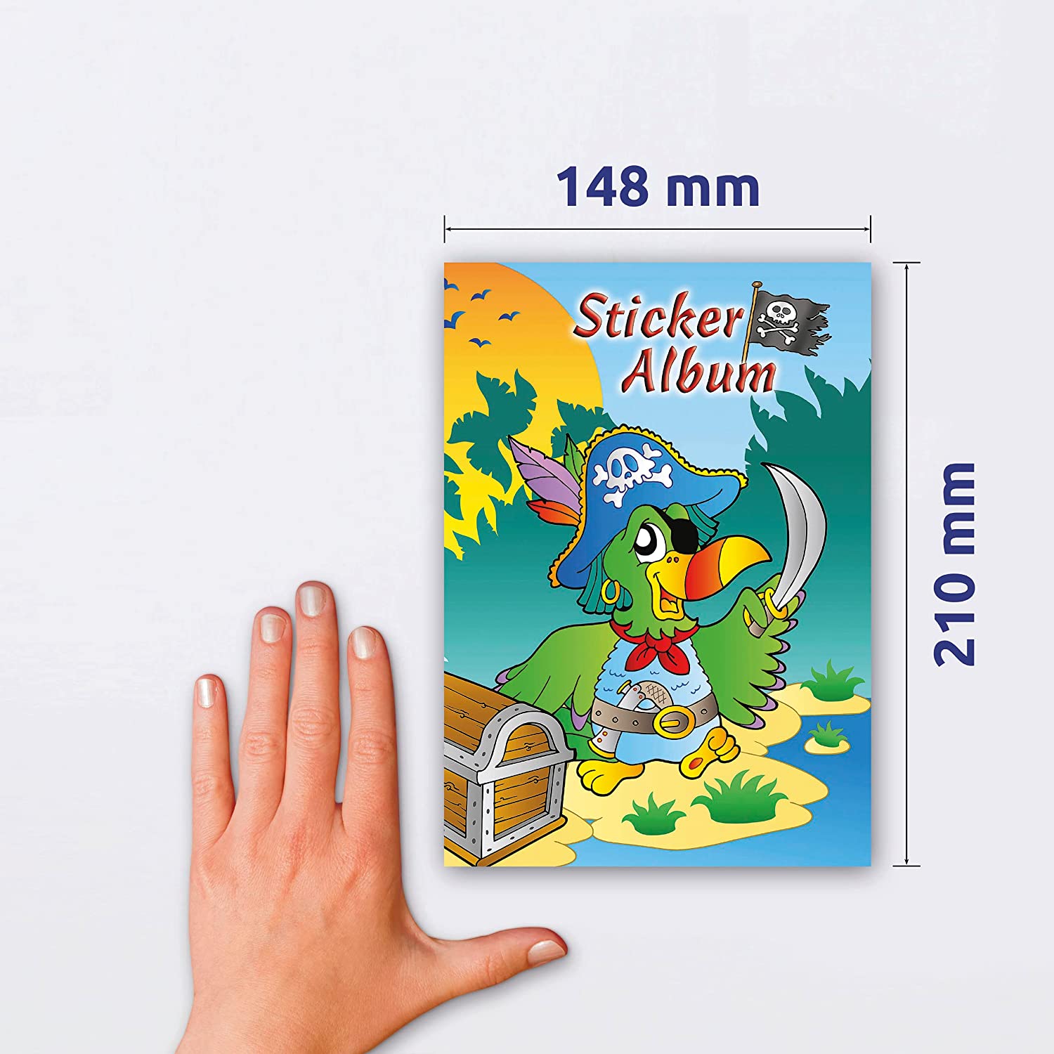AVERY Zweckform ZDesign KIDS Stickeralbum "Pirat", DIN A5