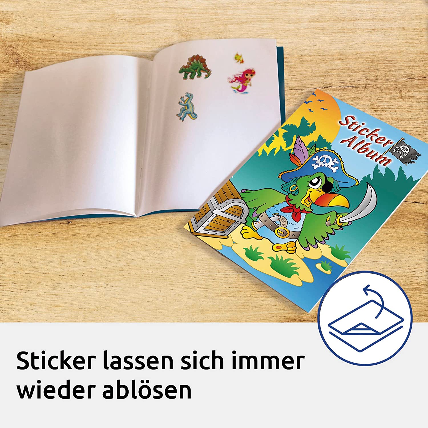 AVERY Zweckform ZDesign KIDS Stickeralbum "Pirat", DIN A5
