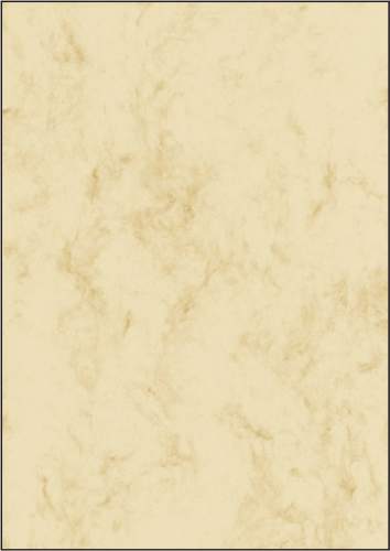 sigel Marmor Papier DIN A4 Feinpapier 90 g/qm beige Urku...
