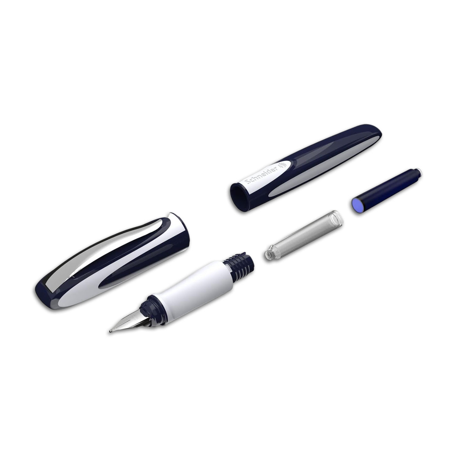 SCHNEIDER F�ller Patrone M Ray tiefblau/hellgrau