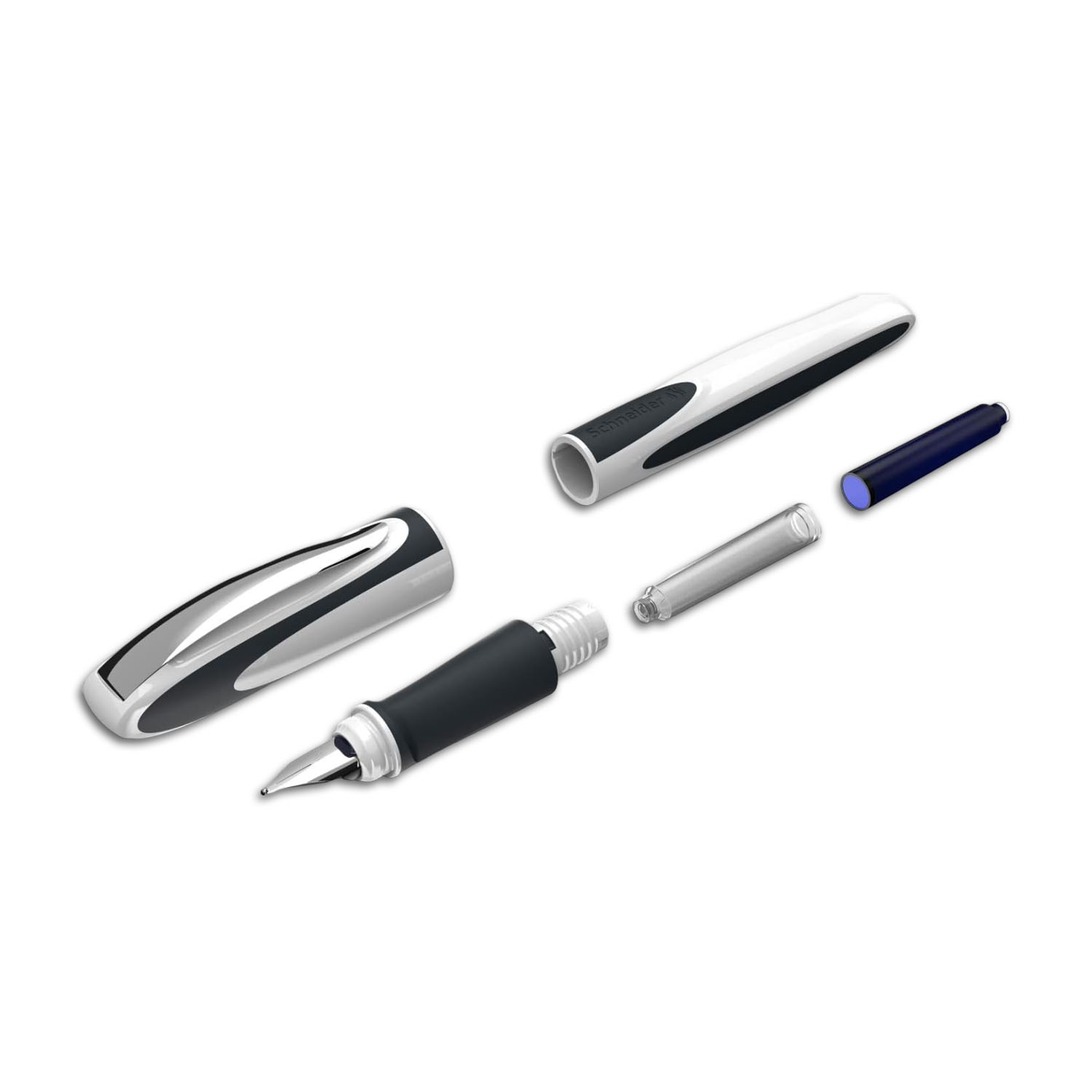 SCHNEIDER F�ller Patrone M Ray wei�/dunkelgrau