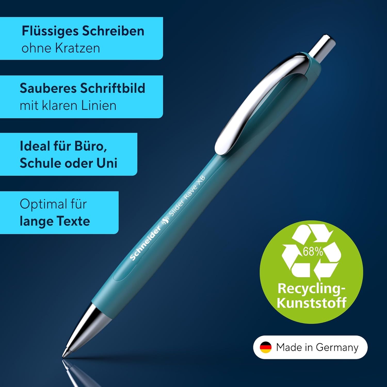 Schneider Kugelschreiber Slider Rave XB Colour Box 4er set