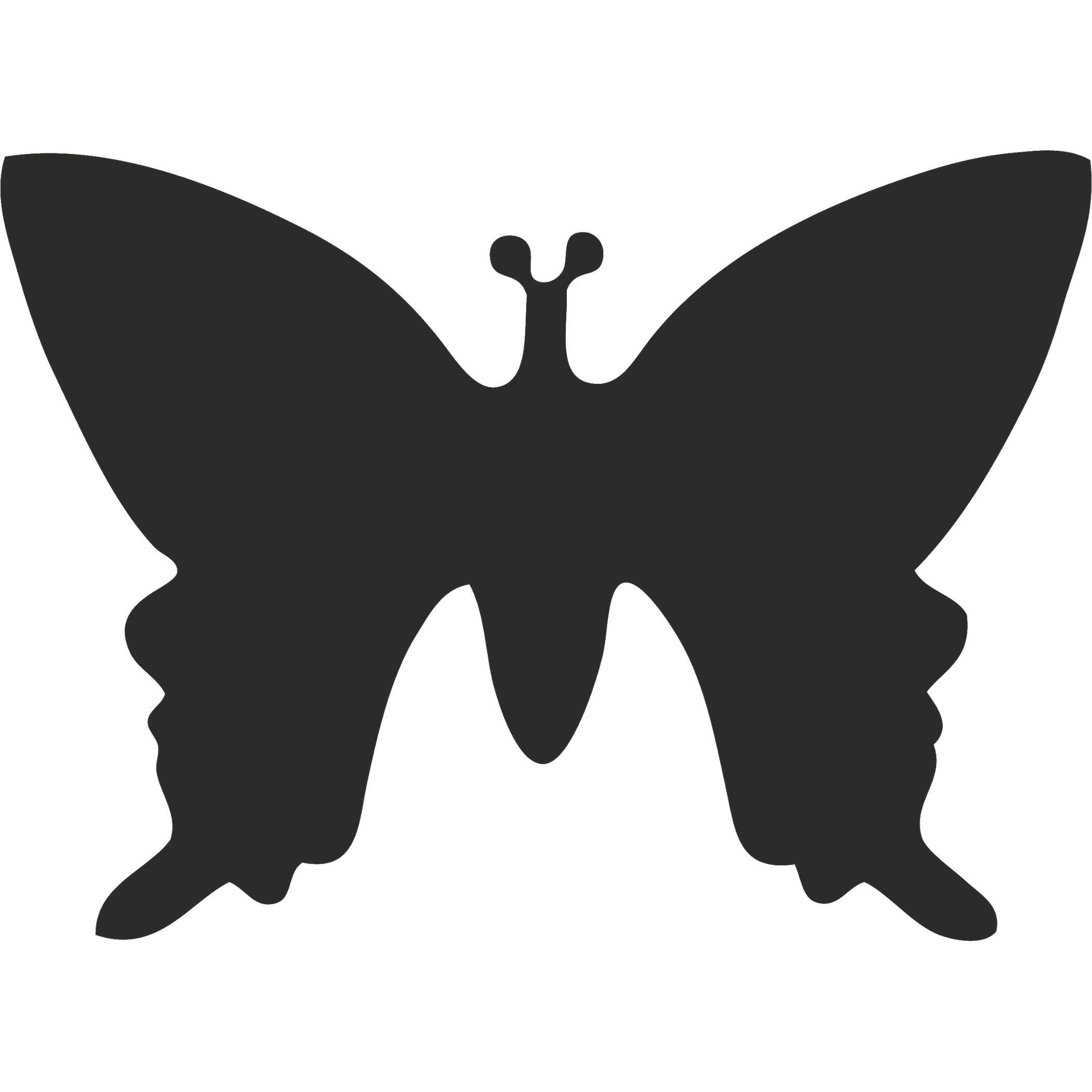 HEYDA Motiv-Locher Schmetterling, klein, Farbe: rot