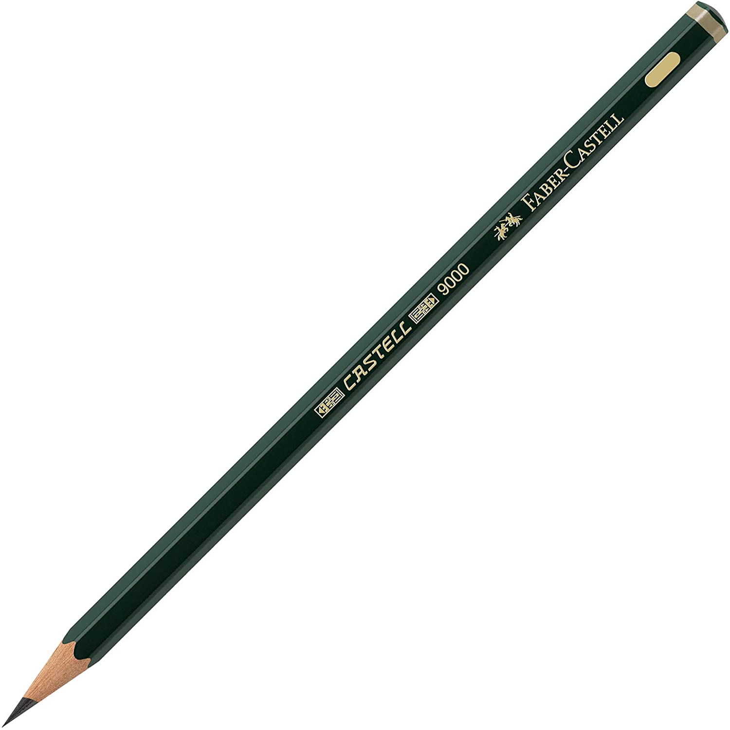 FABER-CASTELL Bleistift CASTELL 9000 Design, 12er Metall...