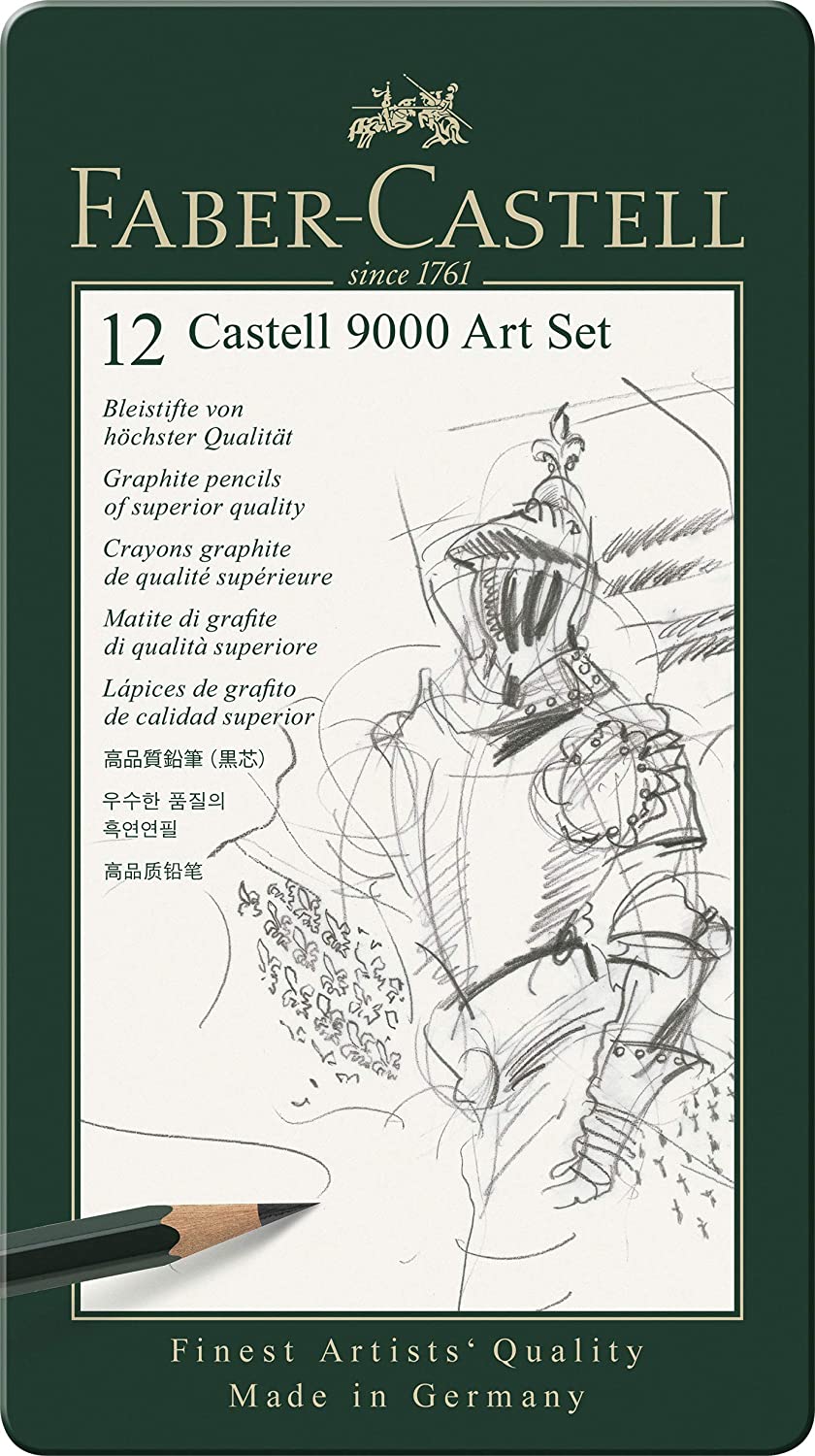 FABER-CASTELL Bleistift CASTELL 9000, 12er Art Set