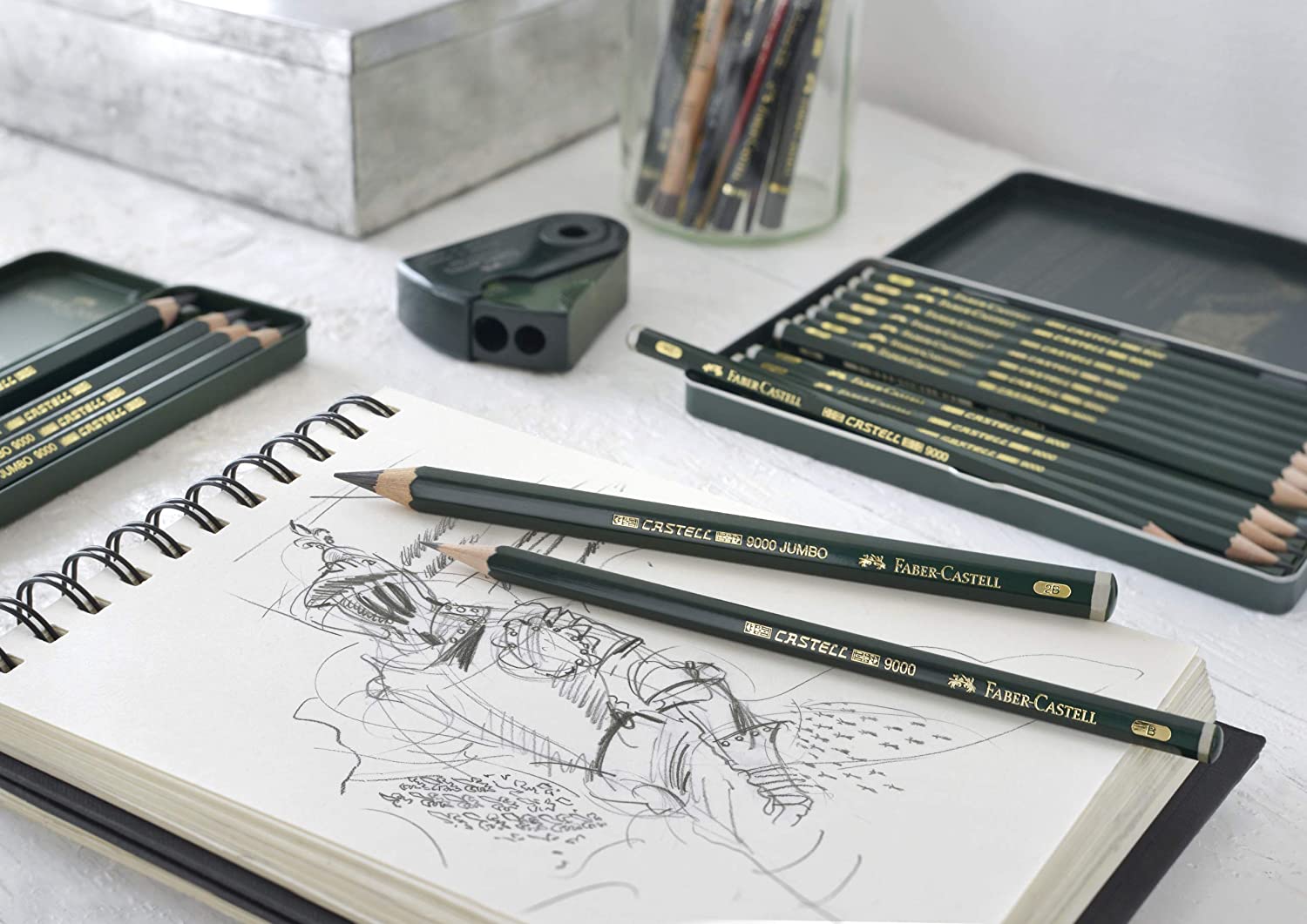 FABER-CASTELL Bleistift CASTELL 9000, 12er Art Set