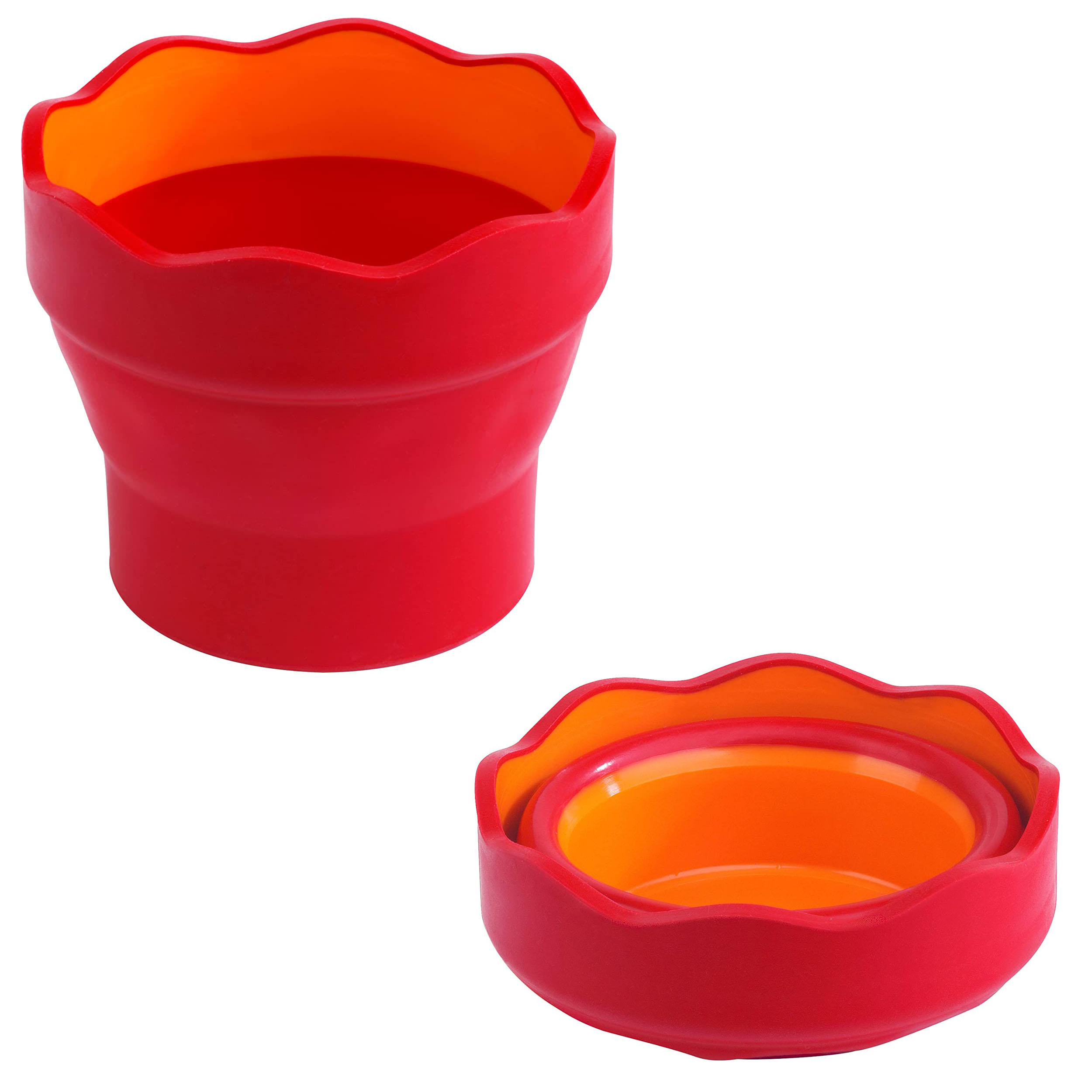 FABER-CASTELL Wasserbecher CLIC & GO, rot