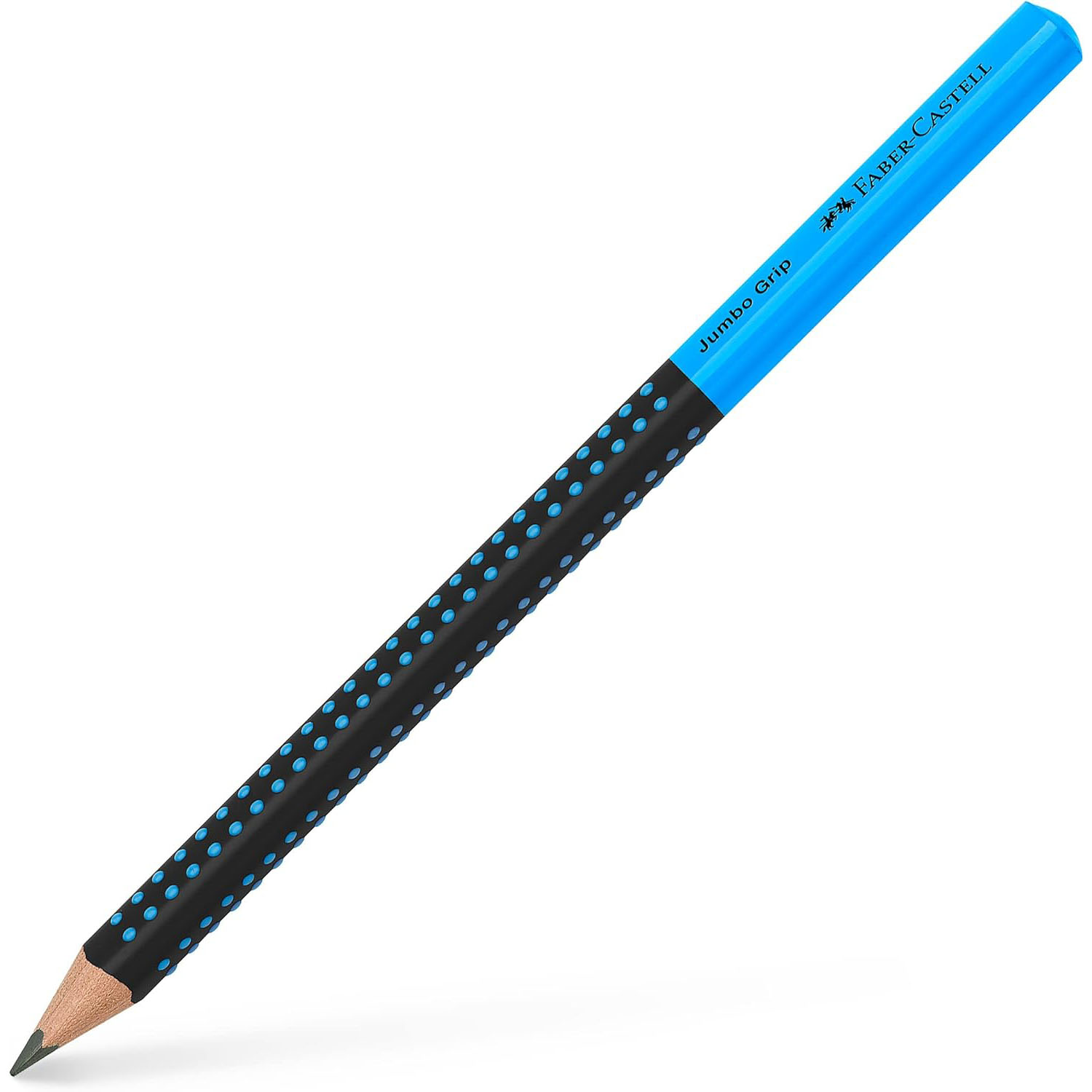 FABER-CASTELL Bleistift Jumbo GRIP TWO TONE, H�rte HB, BLAU