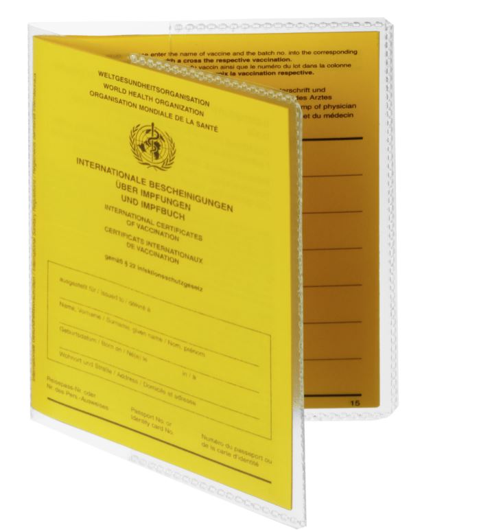 DURABLE Impfpassh�lle 196 x 134 mm transparent 2139-19