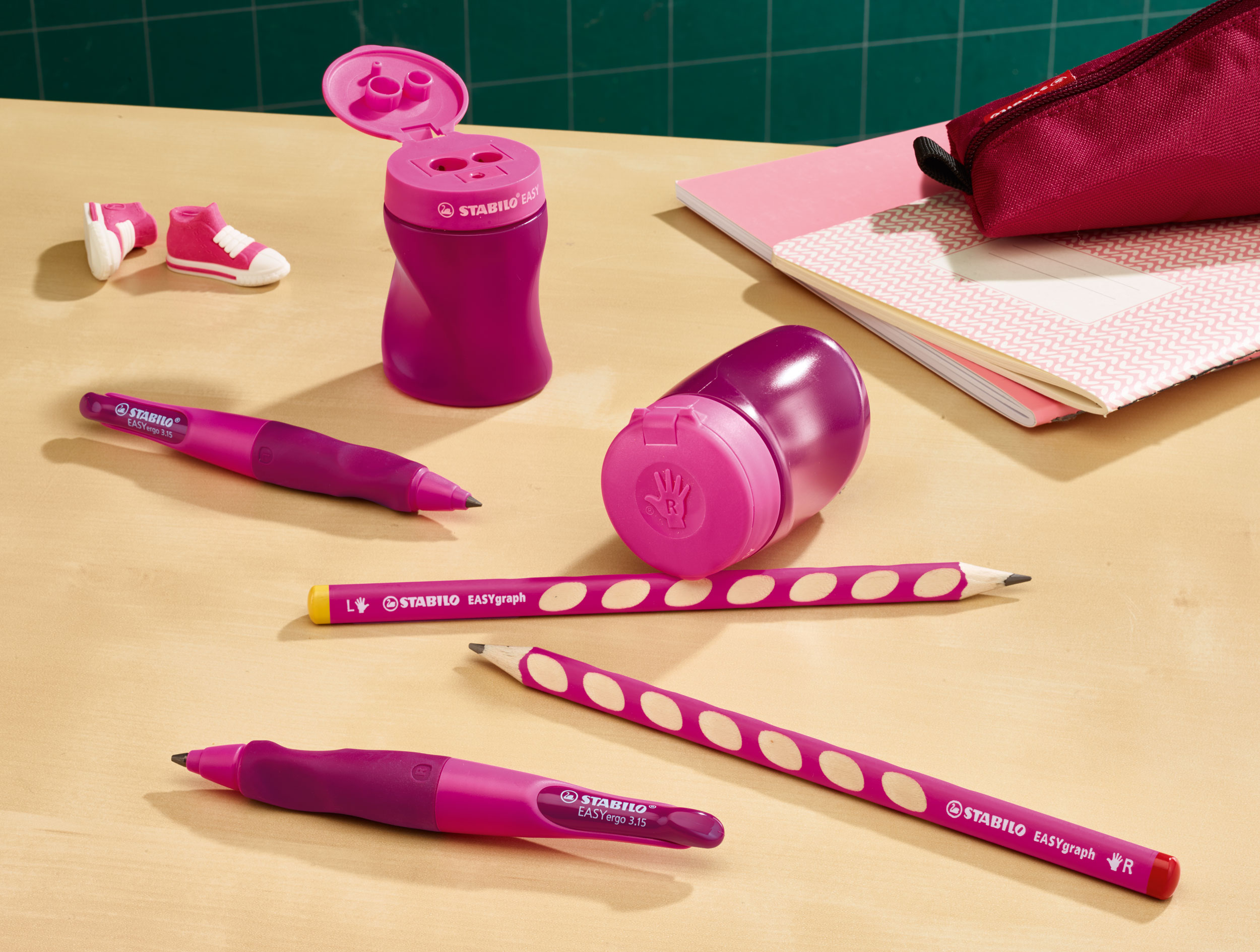 STABILO Spitzdose EASYsharpener, f�r Rechtsh�nder, pink