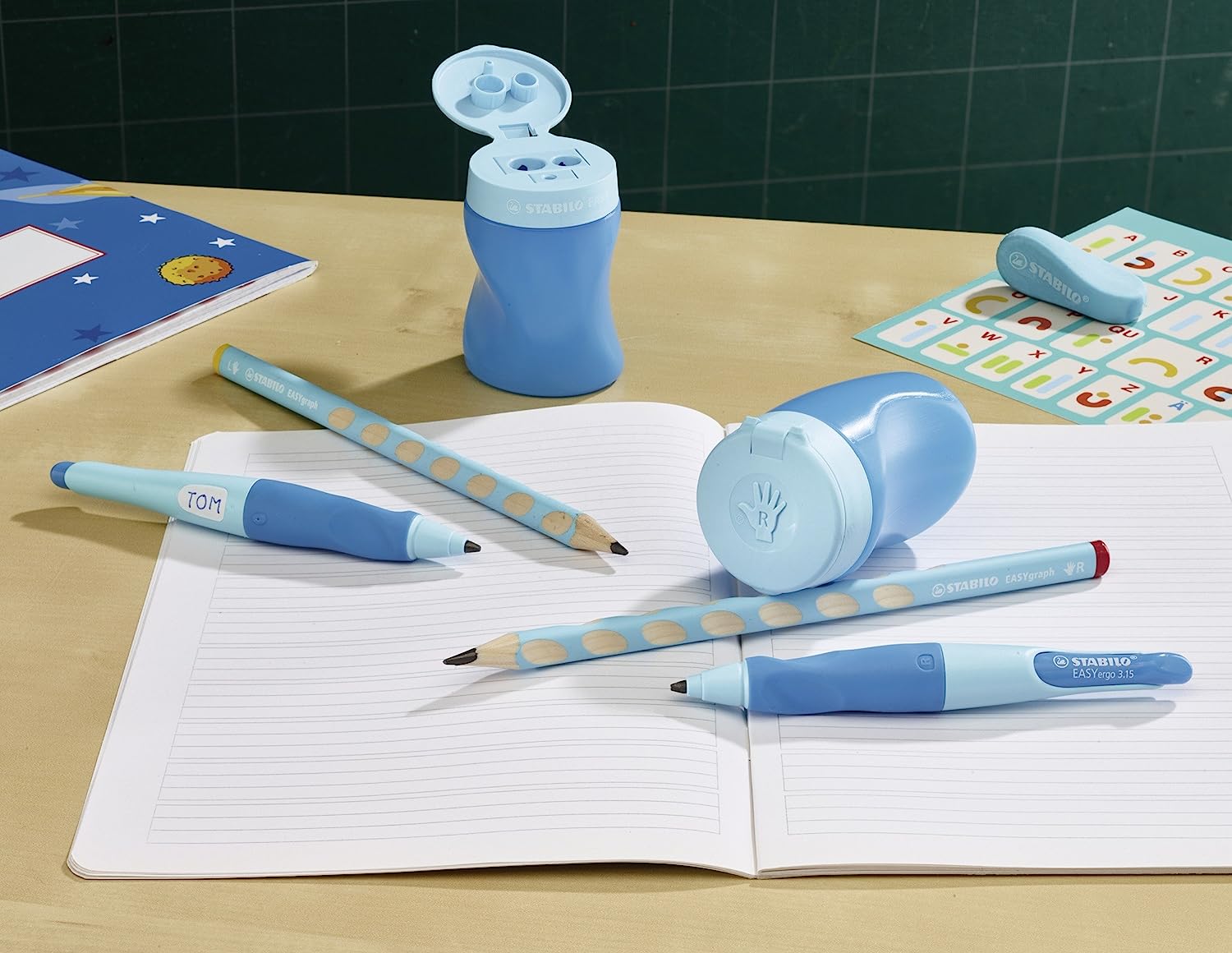 STABILO Spitzdose EASYsharpener, f�r Rechtsh�nder, blau