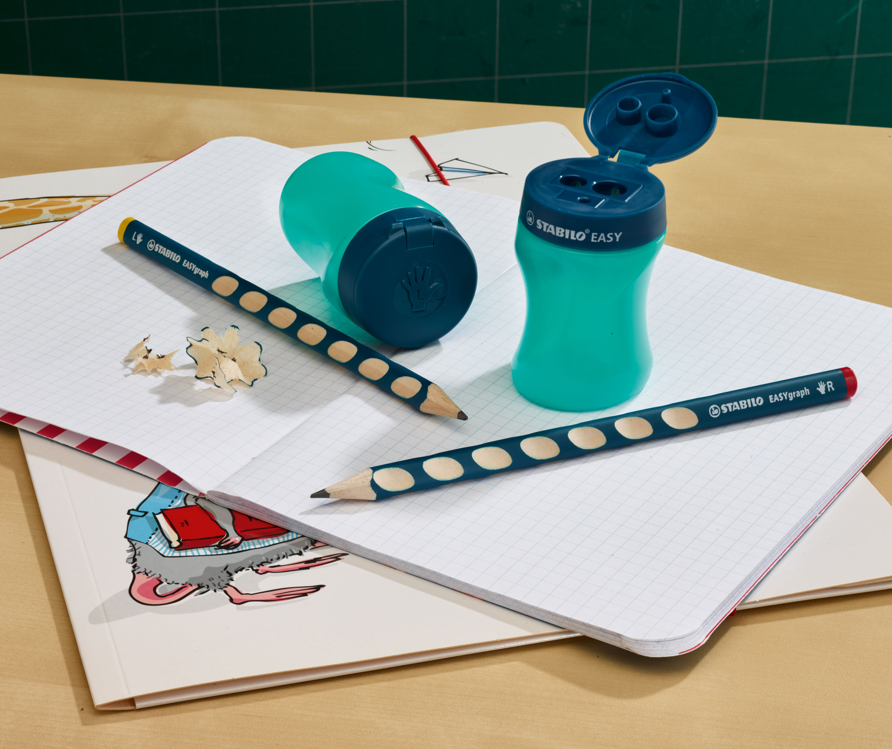 STABILO Spitzdose EASYsharpener, f�r Rechtsh�nder, petrol