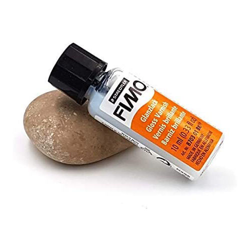 FIMO Glanzlack, 10 ml im Gl�schen, Pinsel im Deckel
