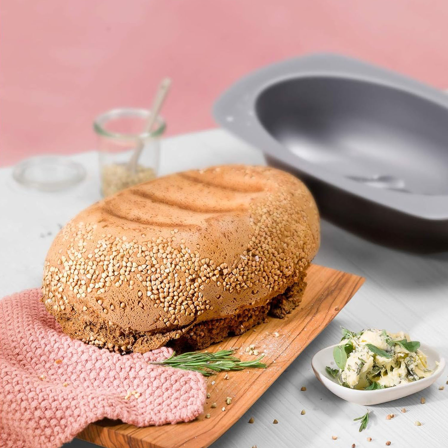 Kaiser Brot Back Form oval 32cm