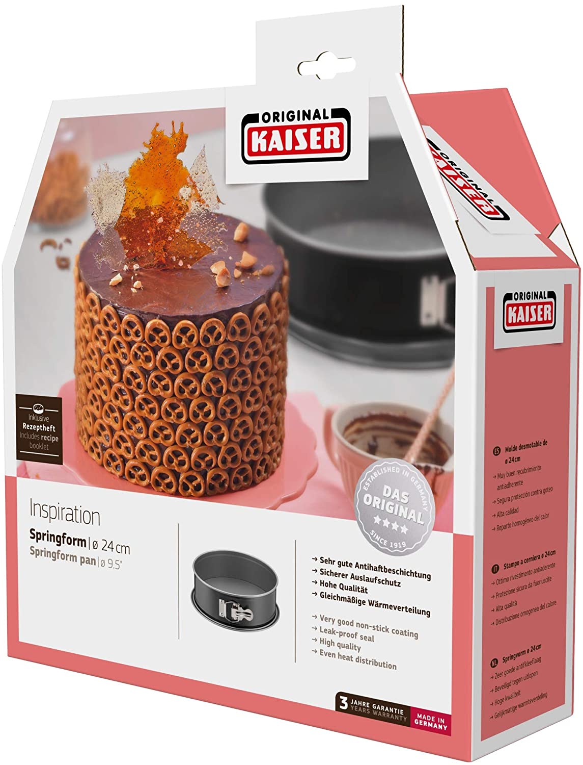 KAISER Inspiration Springform mit Flachboden 24 cm