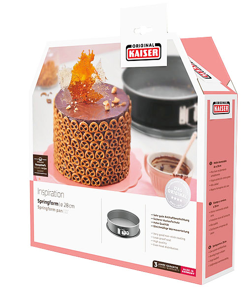 KAISER Inspiration Springform mit Flachboden 28 cm 23006...