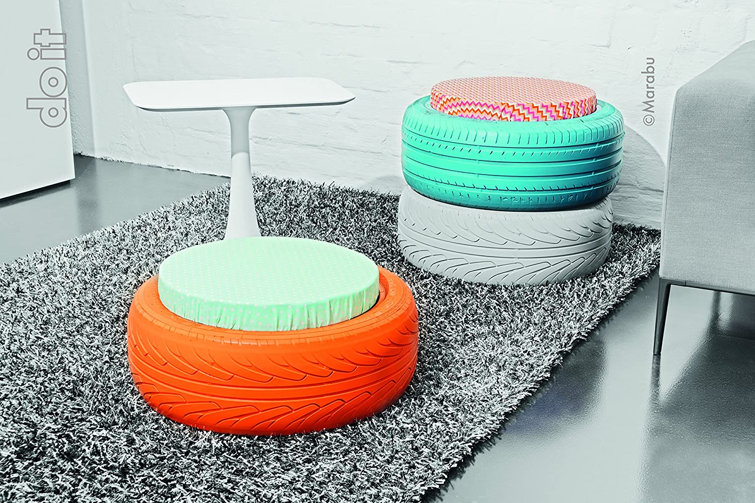 Marabu Spr�hfarbe do it NEON, neon-blau