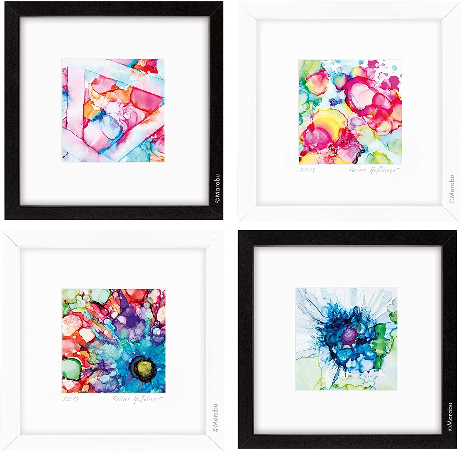 Marabu permanente Tinte Alcohol Ink-Set FLOWERS
