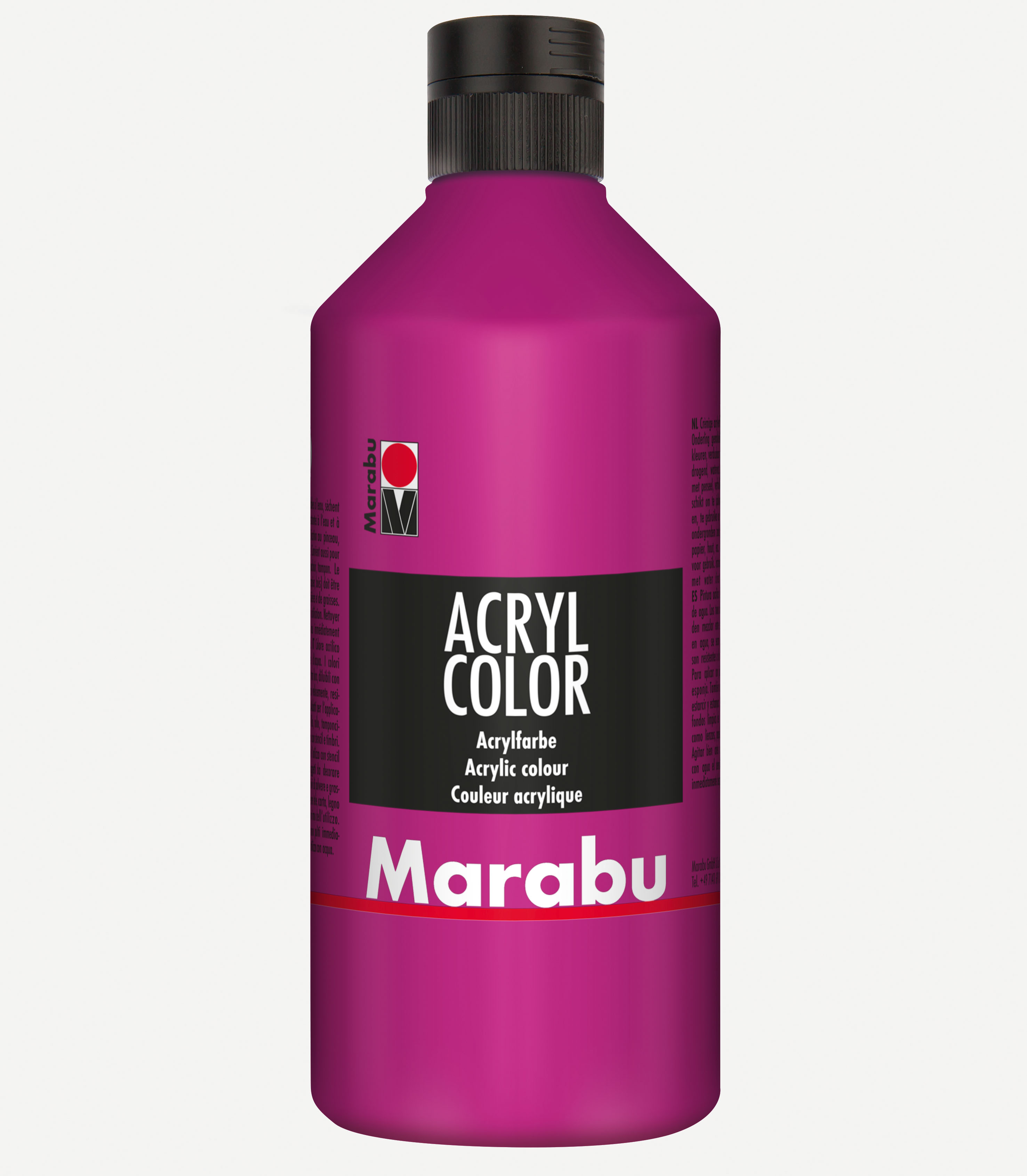 Marabu Acrylfarbe Acryl Color, 500 ml, magenta 014