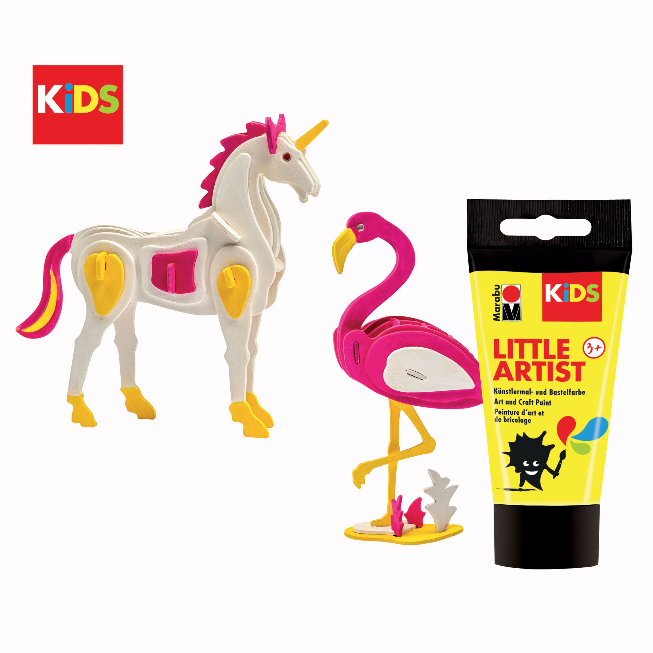 Marabu KiDS Little Artist Set Flamingo & Einhorn