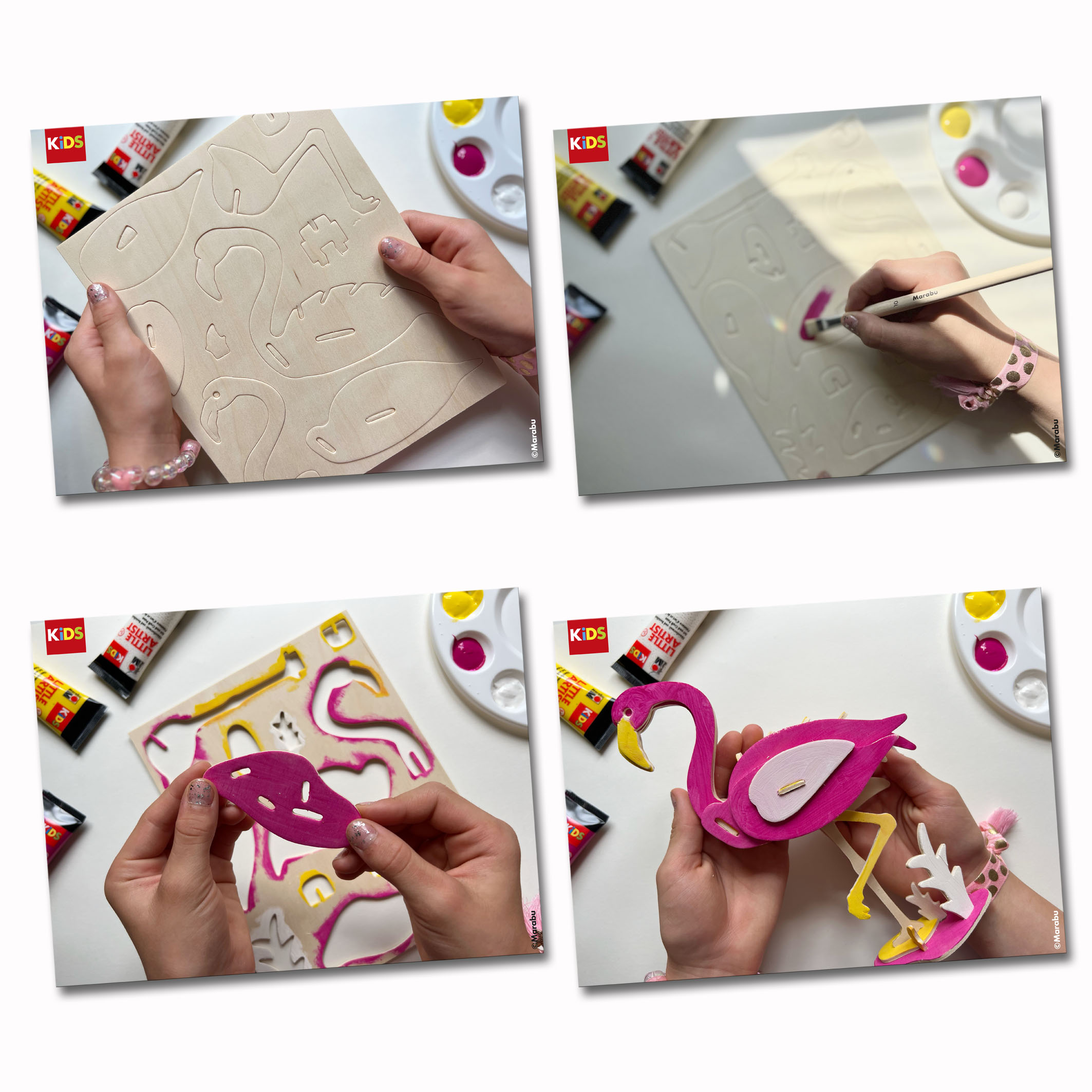 Marabu KiDS Little Artist Set Flamingo & Einhorn