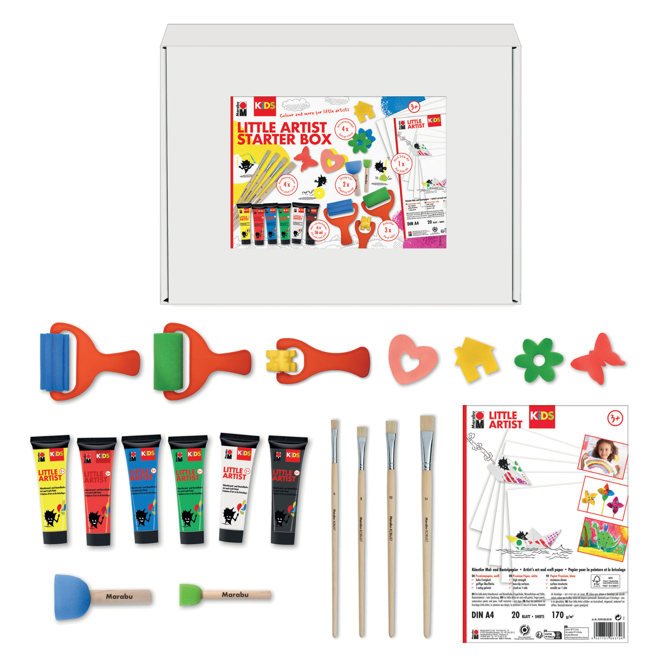 Marabu KiDS Little Artist Starter Box FSC100% FSC Mix