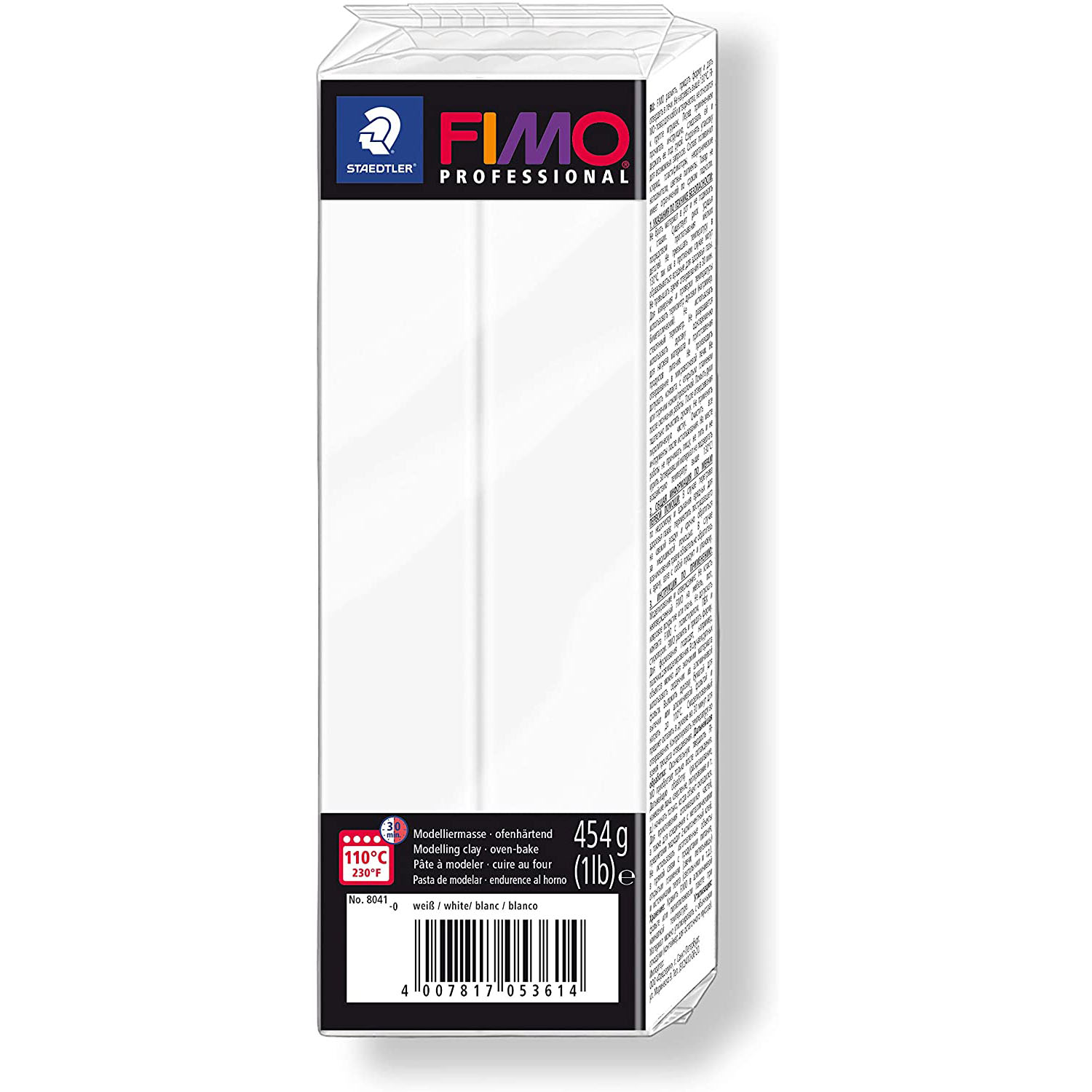 FIMO PROFESSIONAL Modelliermasse, wei�, 454 g