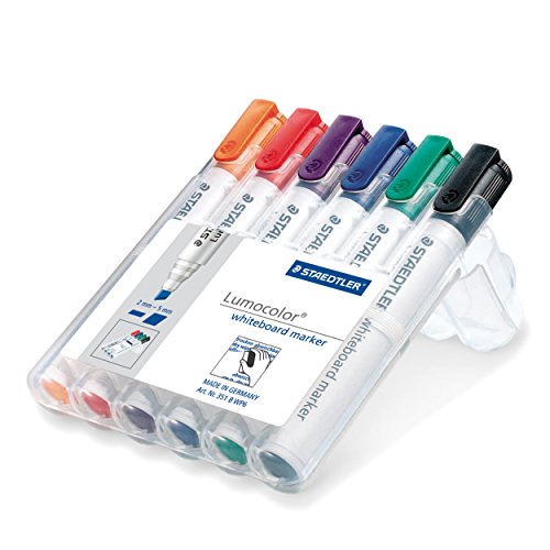 STAEDTLER Lumocolor Whiteboard-Marker 351B, 6er Etui